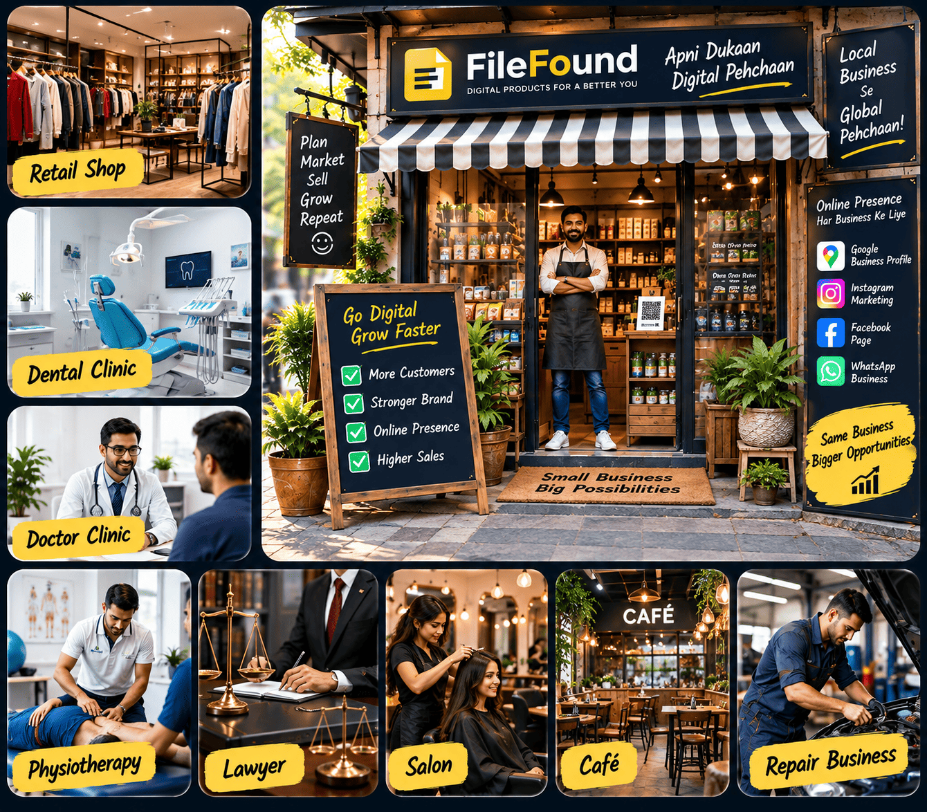 Local business visual